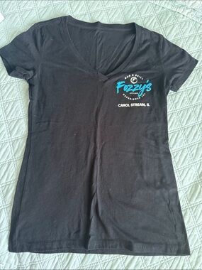 Women's Black V-Neck Tee